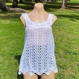 EMPHASIS ~Small woman’s whites knit top NWT